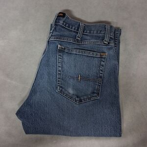 Ariat Rebar M4 Blue Jeans Men's 30x32 Relaxed Fit Low Rise Boot Medium Washed